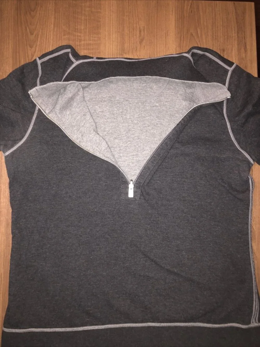 Tommy Bahama Black Gray Half Zip Sweater Pullover Men's Size Medium Reversible